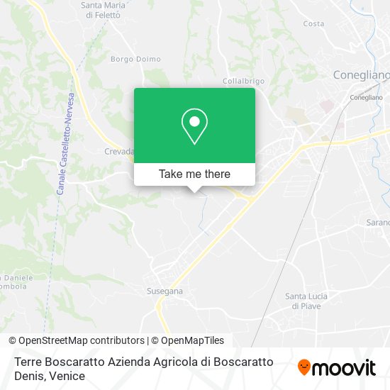 Terre Boscaratto Azienda Agricola di Boscaratto Denis map