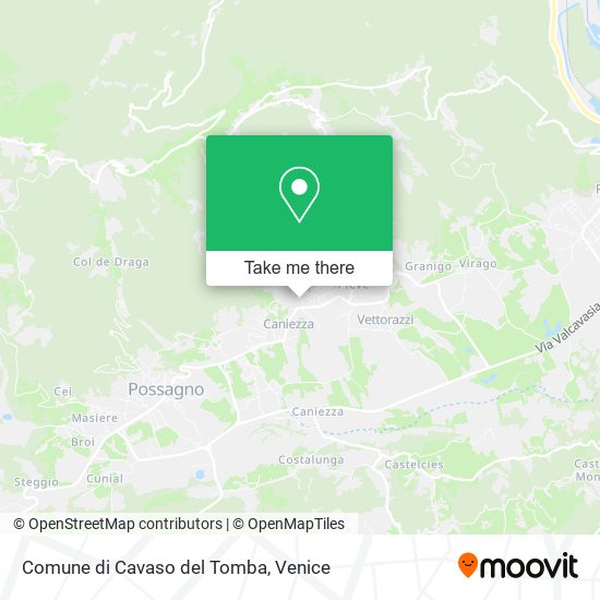 Comune di Cavaso del Tomba map