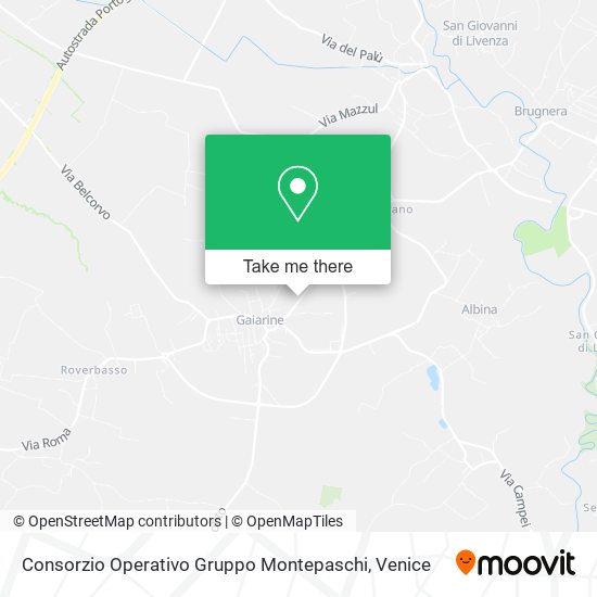 Consorzio Operativo Gruppo Montepaschi map