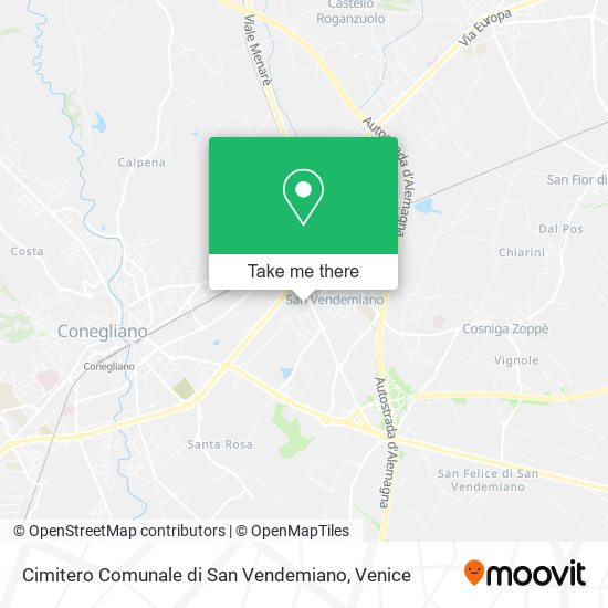 Cimitero Comunale di San Vendemiano map