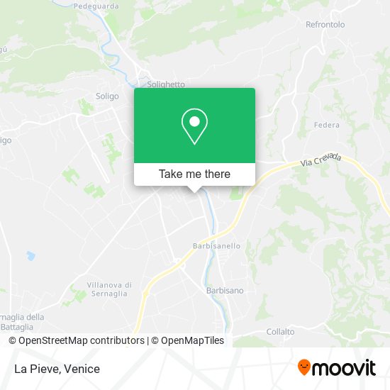 La Pieve map