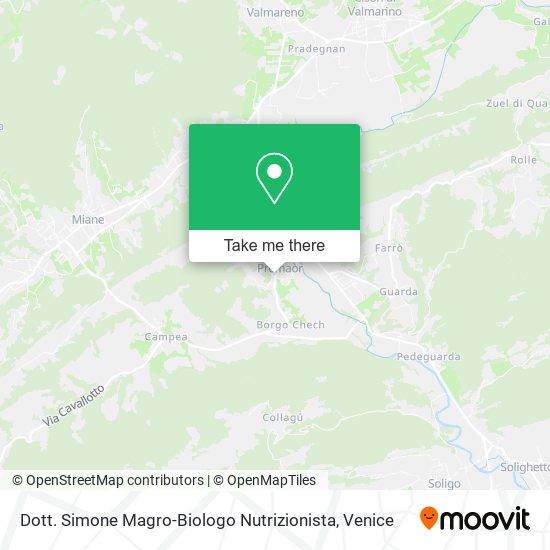 Dott. Simone Magro-Biologo Nutrizionista map