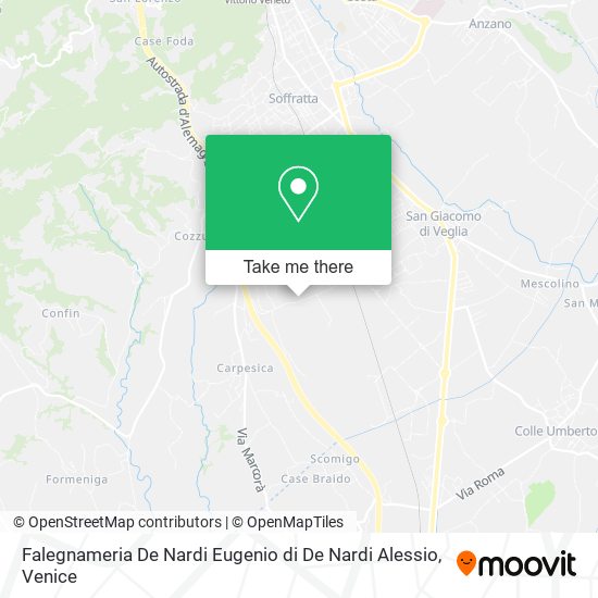 Falegnameria De Nardi Eugenio di De Nardi Alessio map