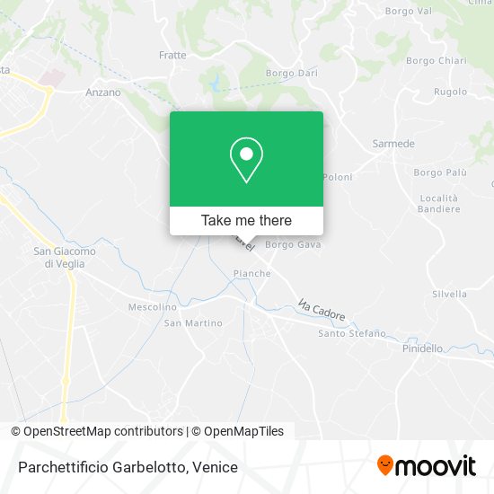 Parchettificio Garbelotto map