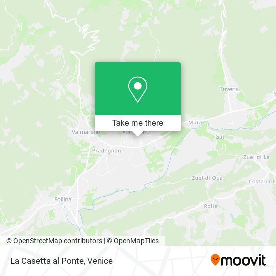La Casetta al Ponte map