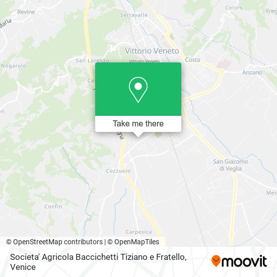 Societa' Agricola Baccichetti Tiziano e Fratello map