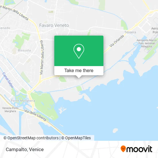 Campalto map