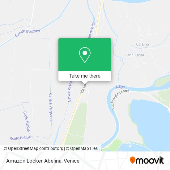 Amazon Locker-Abelina map