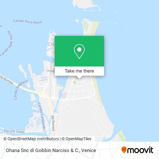 Ohana Snc di Gobbin Narciso & C. map