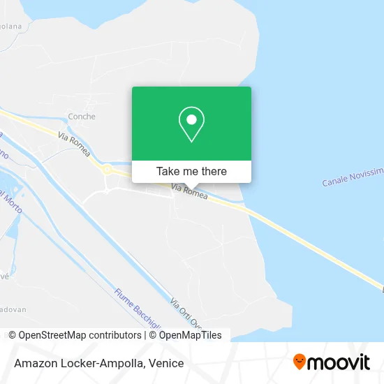 Amazon Locker-Ampolla map
