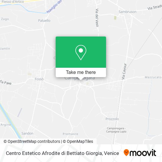 Centro Estetico Afrodite di Bettiato Giorgia map