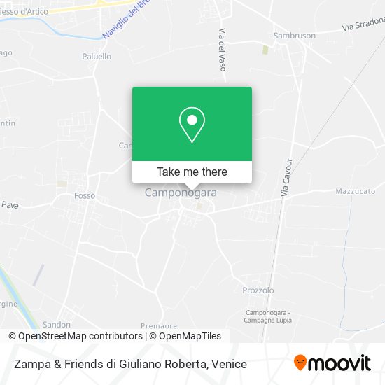 Zampa & Friends di Giuliano Roberta map