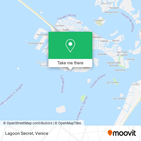 Lagoon Secret map