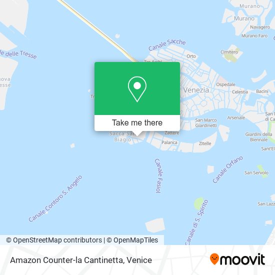 Amazon Counter-la Cantinetta map