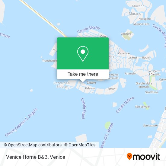 Venice Home B&B map