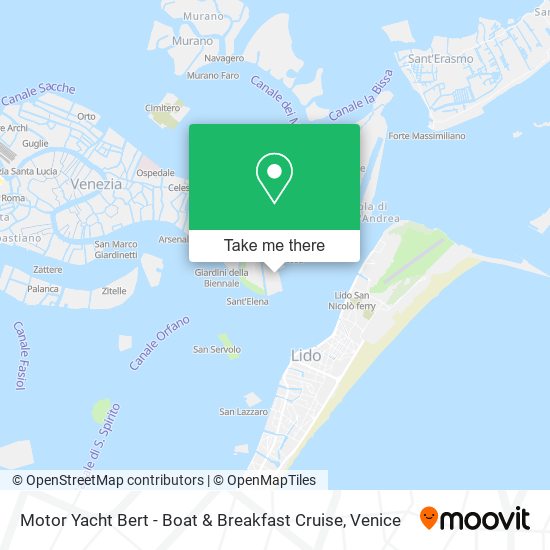 Motor Yacht Bert - Boat & Breakfast Cruise map