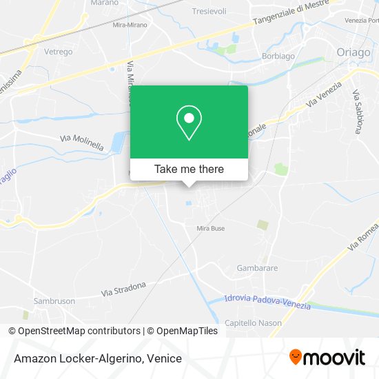 Amazon Locker-Algerino map