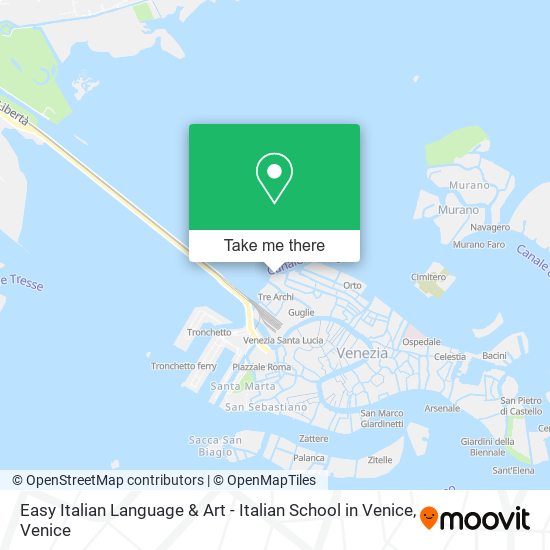 Easy Italian Language & Art - Italian School in Venice map