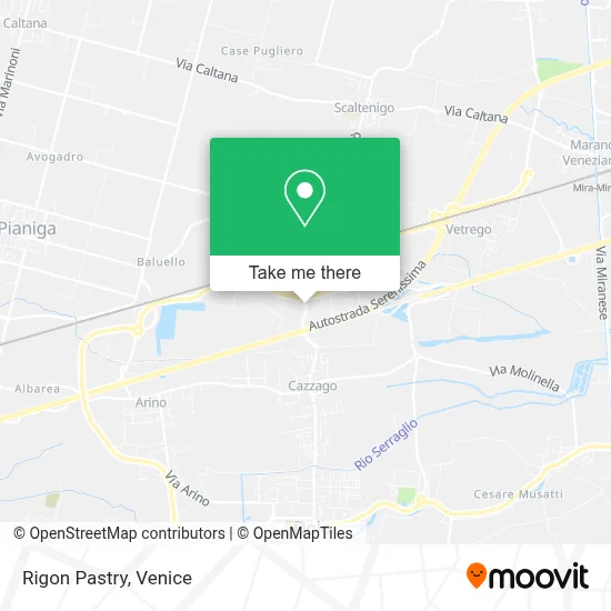 Rigon Pastry map