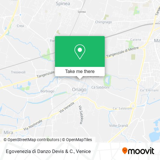Egovenezia di Danzo Devis & C. map