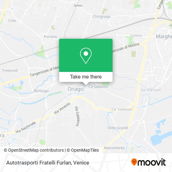 Autotrasporti Fratelli Furlan map