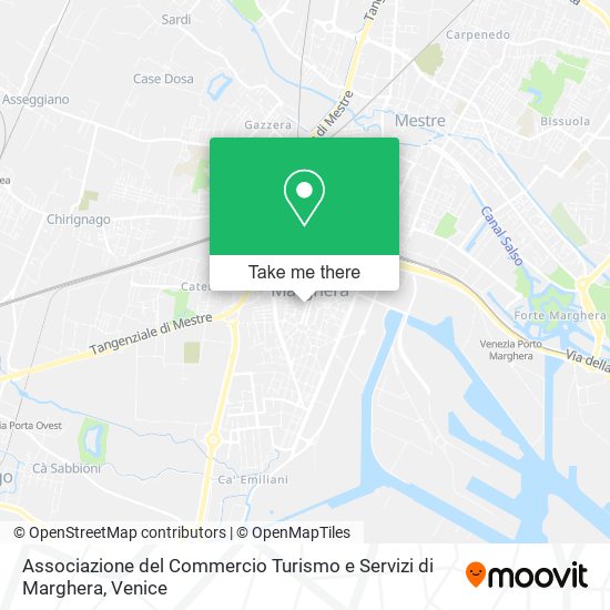 Associazione del Commercio Turismo e Servizi di Marghera map