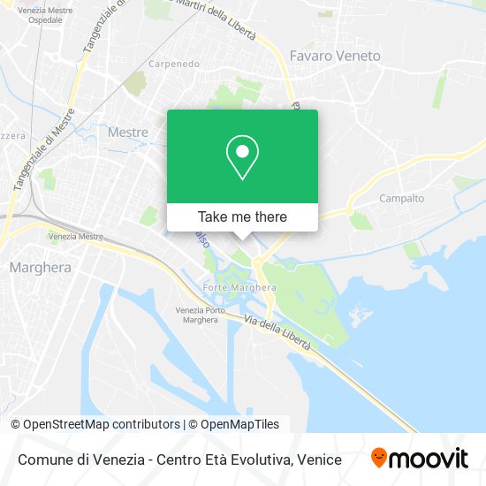 Comune di Venezia - Centro Età Evolutiva map