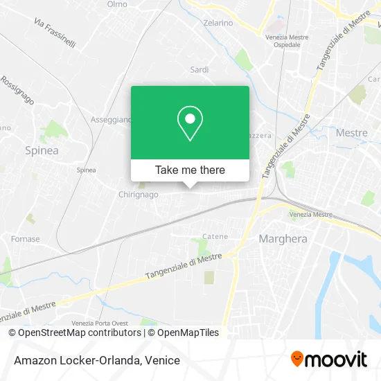 Amazon Locker-Orlanda map