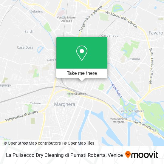 La Pulisecco Dry Cleaning di Pumati Roberta map