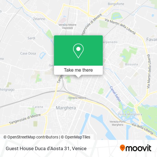 Guest House Duca d'Aosta 31 map