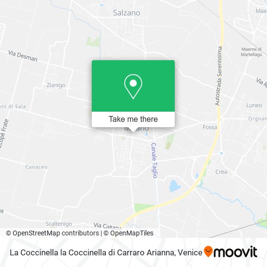 La Coccinella la Coccinella di Carraro Arianna map