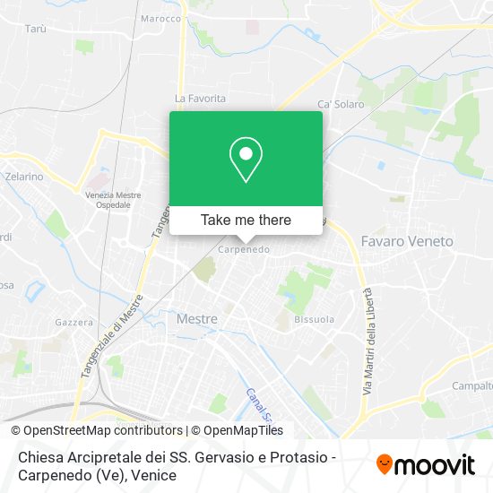 Chiesa Arcipretale dei SS. Gervasio e Protasio - Carpenedo (Ve) map