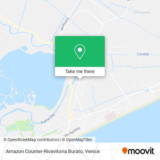 Amazon Counter-Ricevitoria Burato map