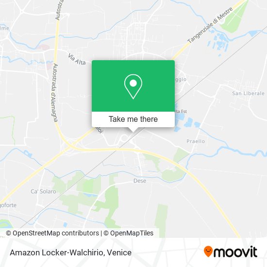 Amazon Locker-Walchirio map