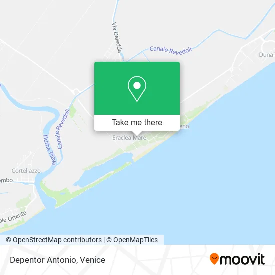 Depentor Antonio map