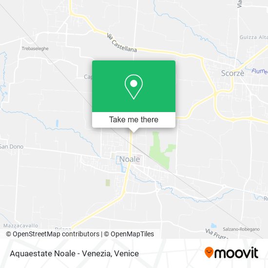 Aquaestate Noale - Venezia map