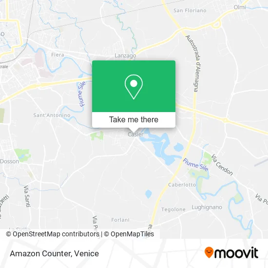Amazon Counter map