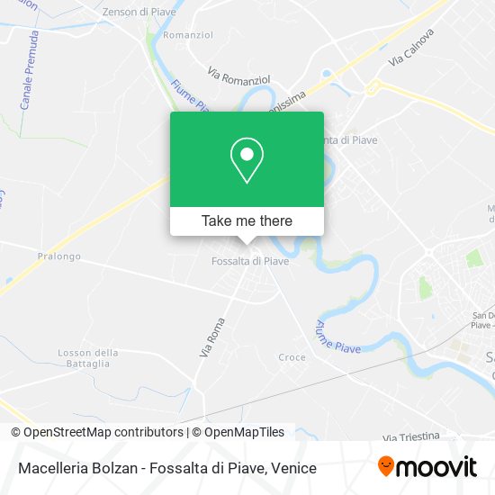 Macelleria Bolzan - Fossalta di Piave map