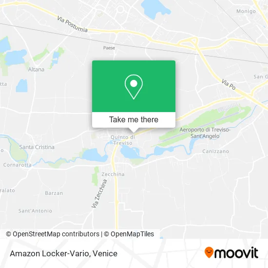 Amazon Locker-Vario map