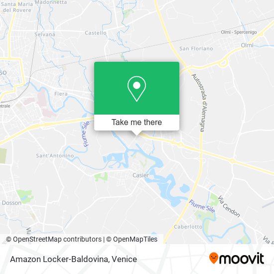 Amazon Locker-Baldovina map