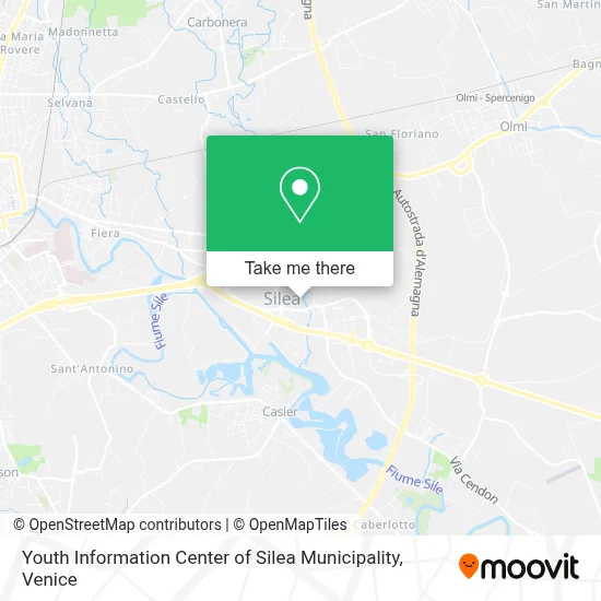 Youth Information Center of Silea Municipality map