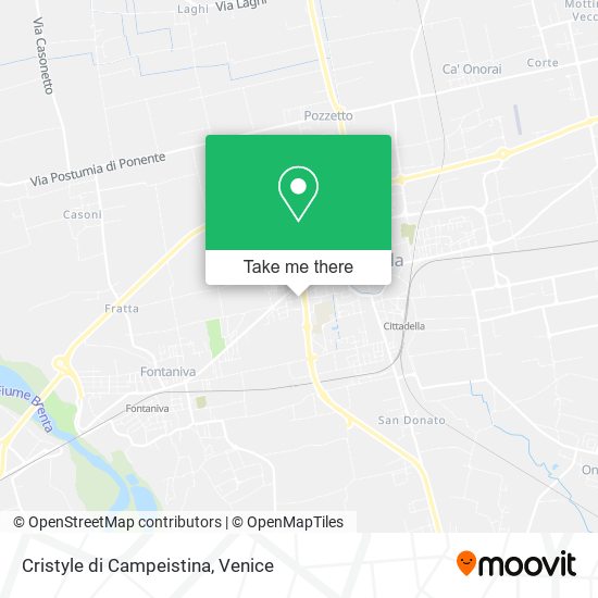 Cristyle di Campeistina map