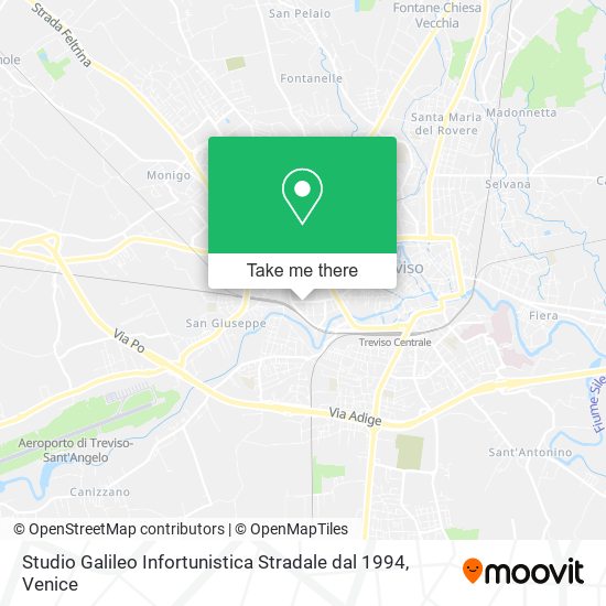 Studio Galileo Infortunistica Stradale dal 1994 map