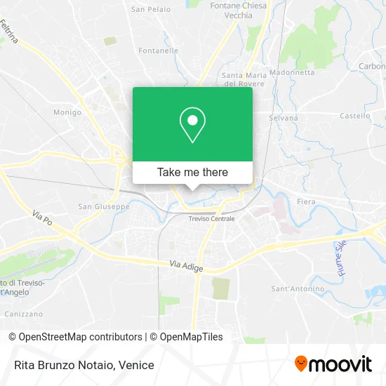 Notary Rita Brunzo map
