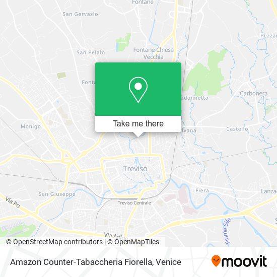 Amazon Counter-Tabaccheria Fiorella map