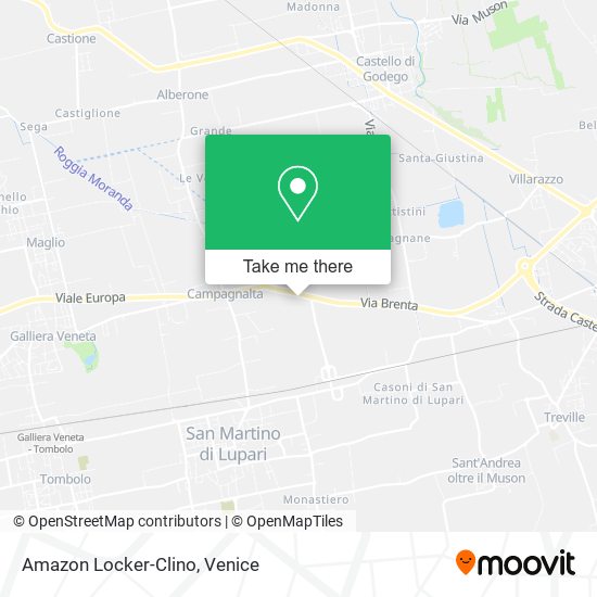 Amazon Locker-Clino map