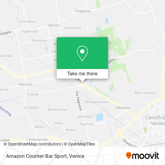Amazon Counter-Bar Sport map