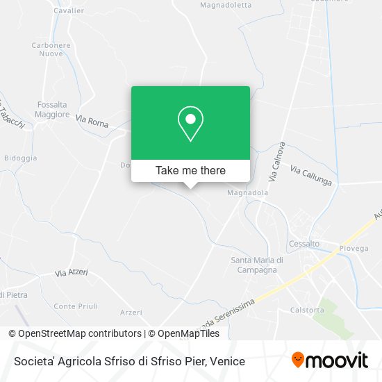Societa' Agricola Sfriso di Sfriso Pier map