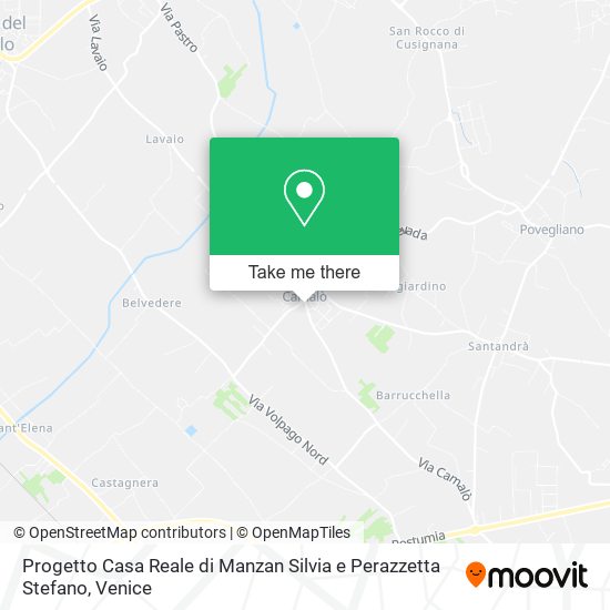 Progetto Casa Reale di Manzan Silvia e Perazzetta Stefano map