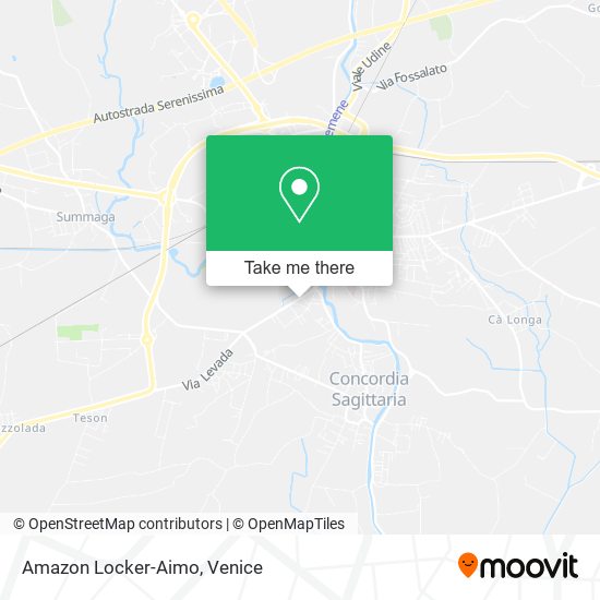 Amazon Locker-Aimo map